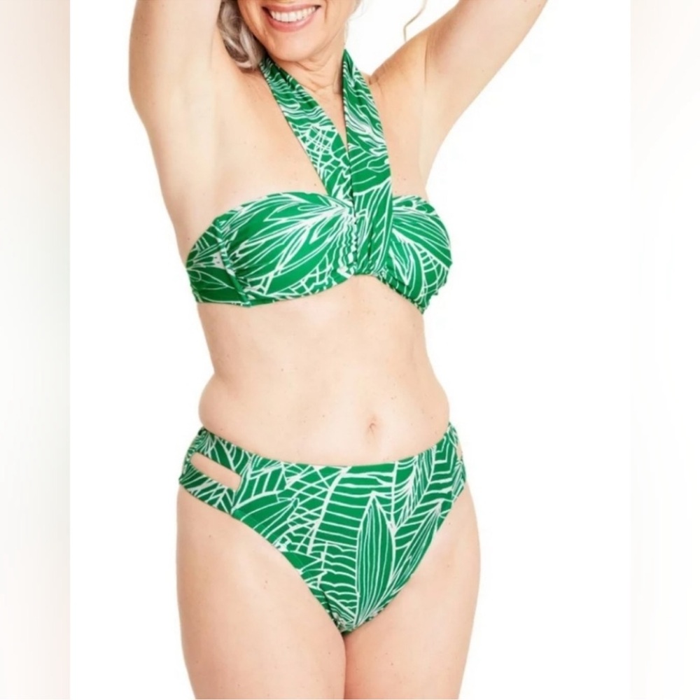 Tabitha Brown X Target Green Leaf Print Bikini